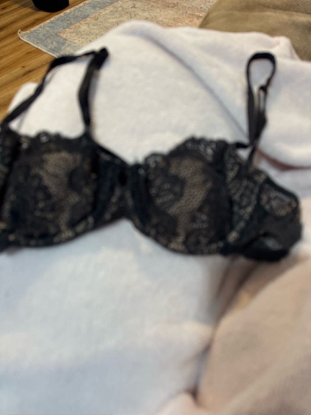 Victoria's Secret Black Lace Underwire Bra